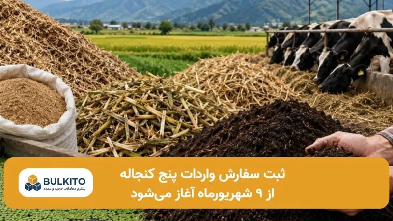 ثبت سفارش واردات پنج کنجاله از ۹ شهریورماه آغاز می‌شود