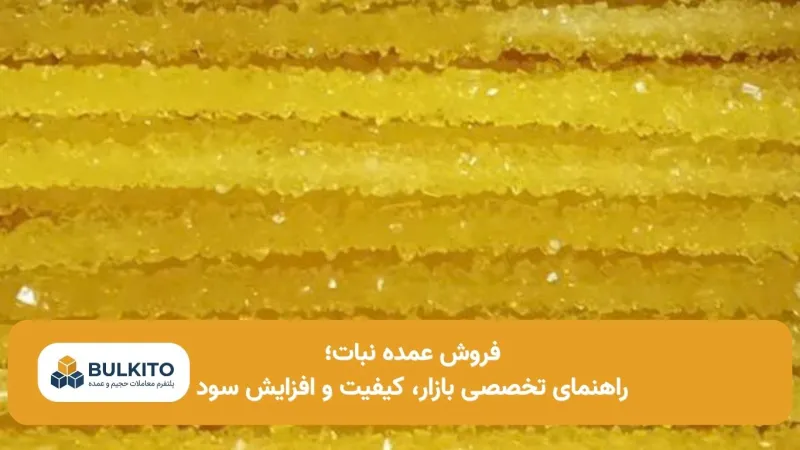 فروش عمده نبات؛ راهنمای تخصصی بازار، کیفیت و افزایش سود