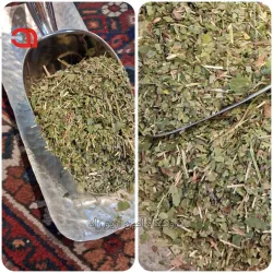 برگ توت‌فرنگی خشک